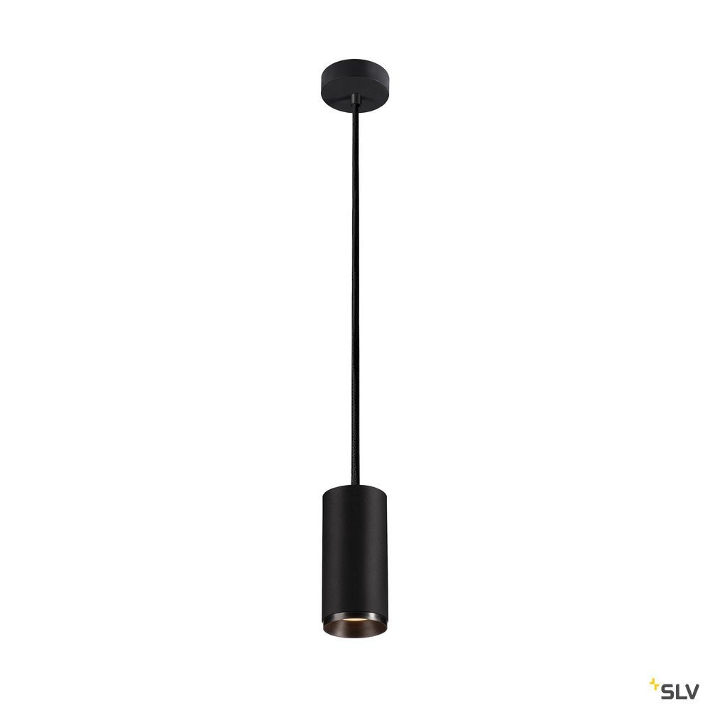 SLV NUMINOS Numinos® PD dali M, indoor led pendellamp zwart/zwart 3000 K 24°