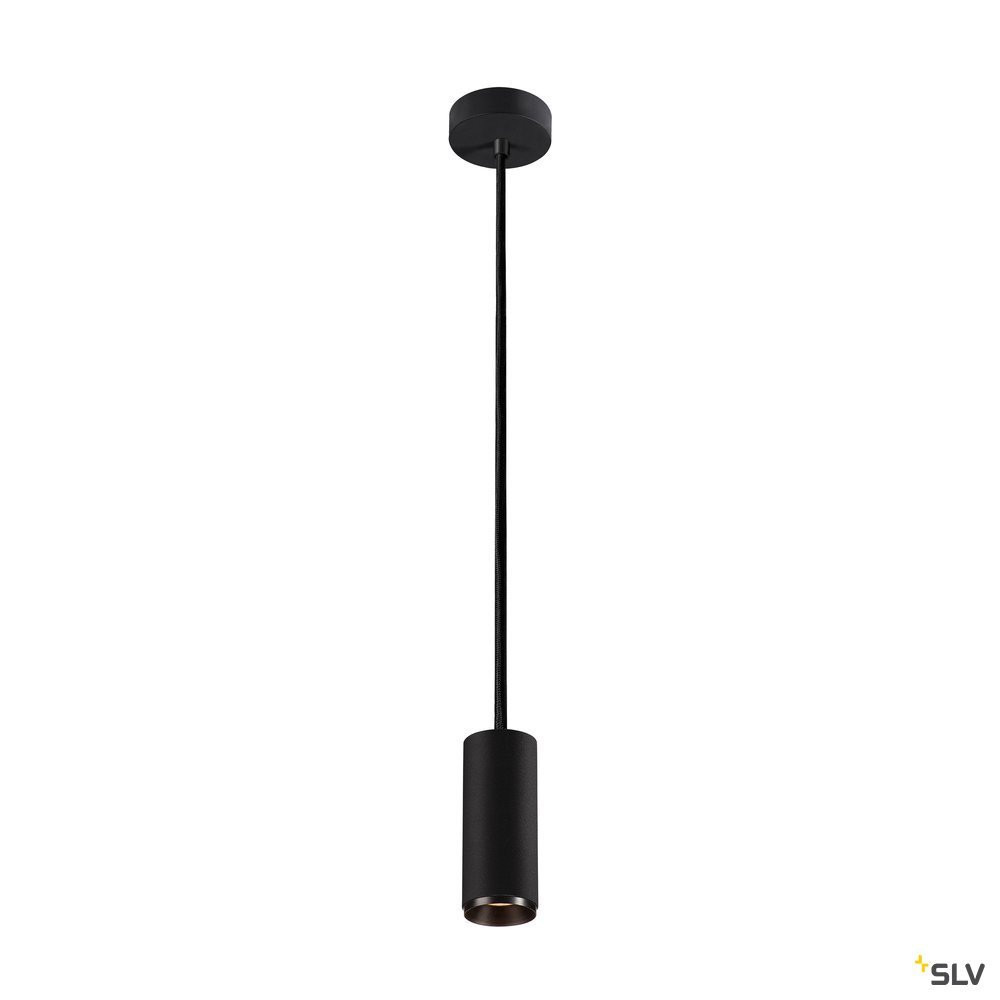 SLV NUMINOS Numinos® PD dali S, indoor led pendellamp zwart/zwart 3000 K 36°