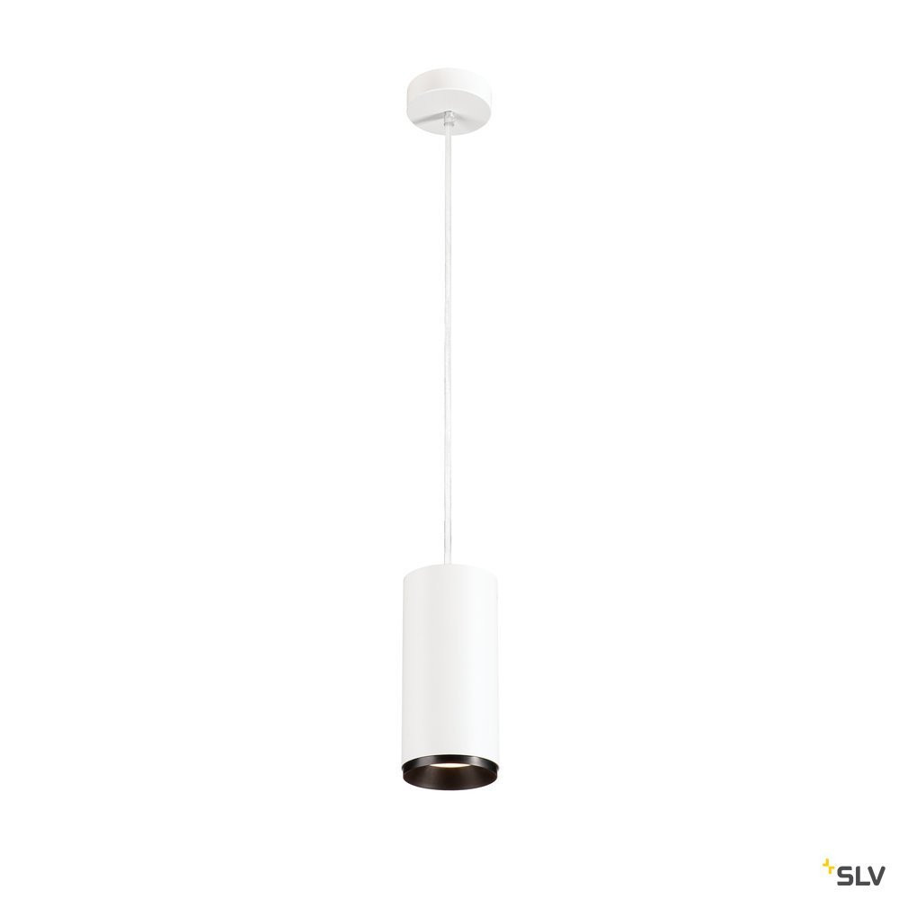 SLV NUMINOS Numinos® PD phase L, indoor led pendellamp wit/zwart 4000 K 24°