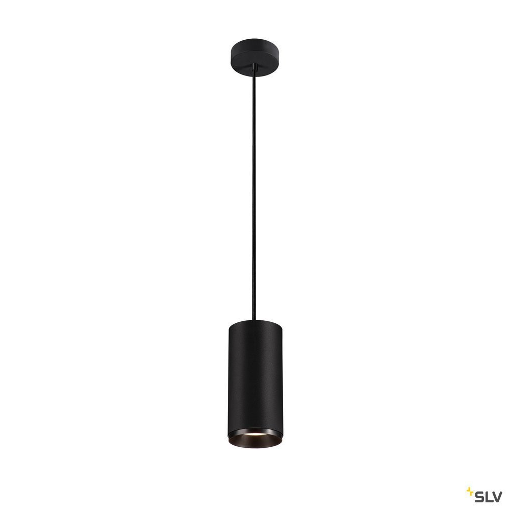 SLV NUMINOS Numinos® PD phase L, indoor led pendellamp zwart/zwart 4000 K 24°