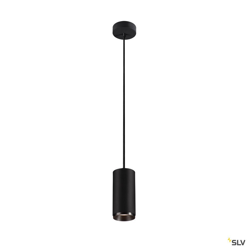 SLV NUMINOS Numinos® PD phase M, indoor led pendellamp zwart/zwart 4000 K 24°