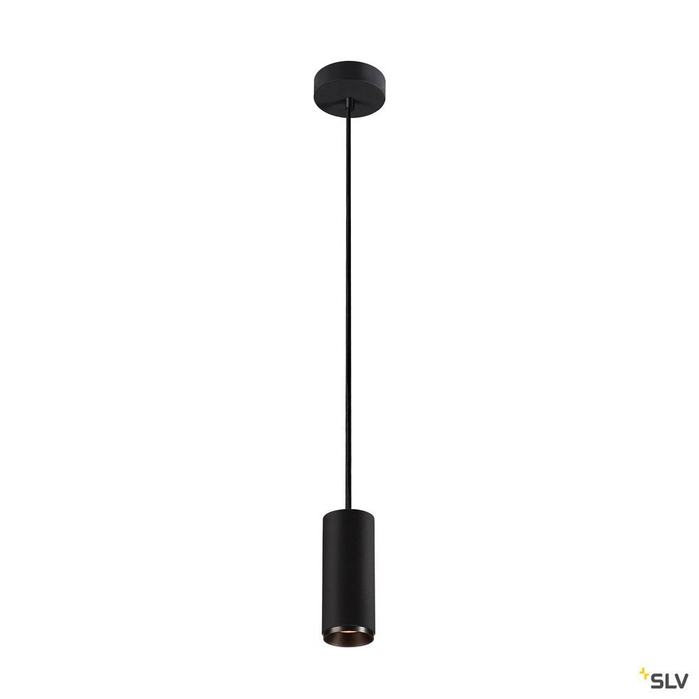 SLV NUMINOS Numinos® PD phase S, indoor led pendellamp zwart/zwart 3000 K 36°