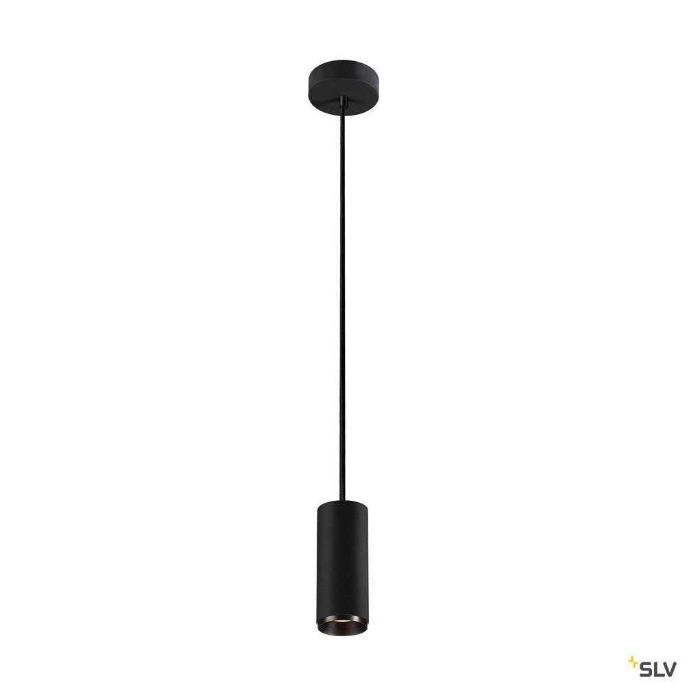 SLV NUMINOS Numinos® PD phase S, indoor led pendellamp zwart/zwart 4000 K 24°