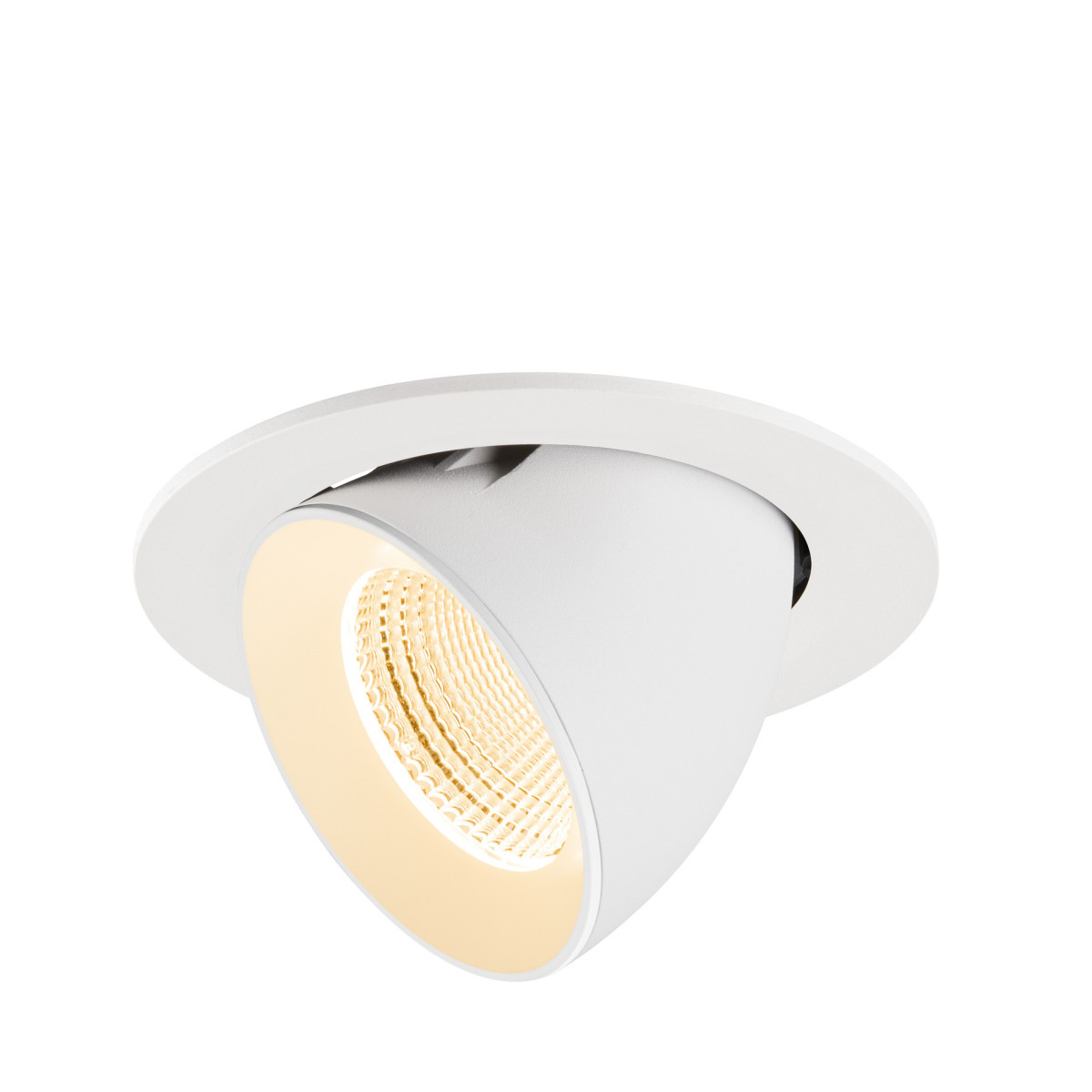 SLV NUMINOS Numinos® Gimble L, plafondinbouwarmatuur, 2700 K, 55°, ip20, rond, wit