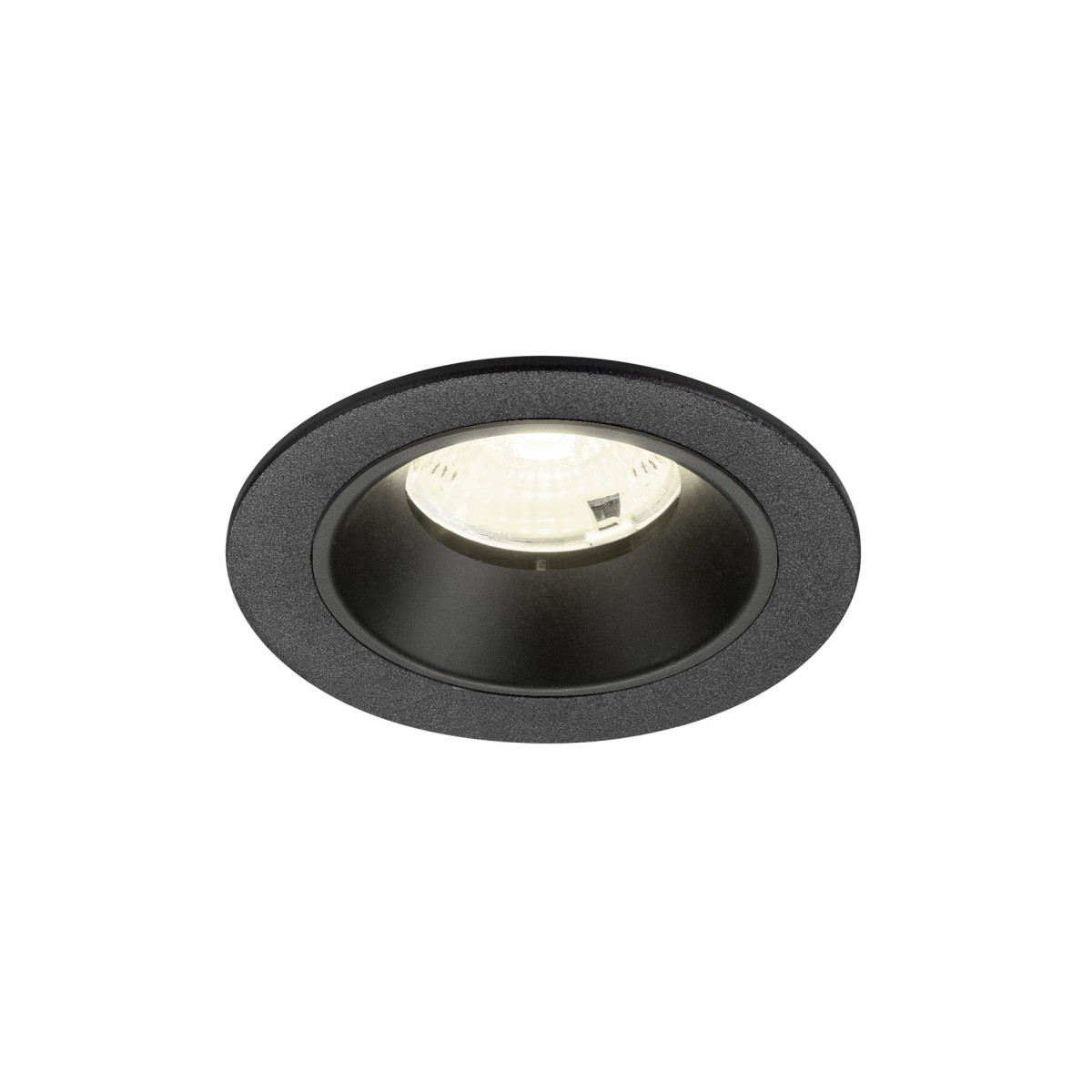 SLV NUMINOS Numinos® S, plafondinbouwarmatuur 4000K, 55°, ip20, rond, zwart