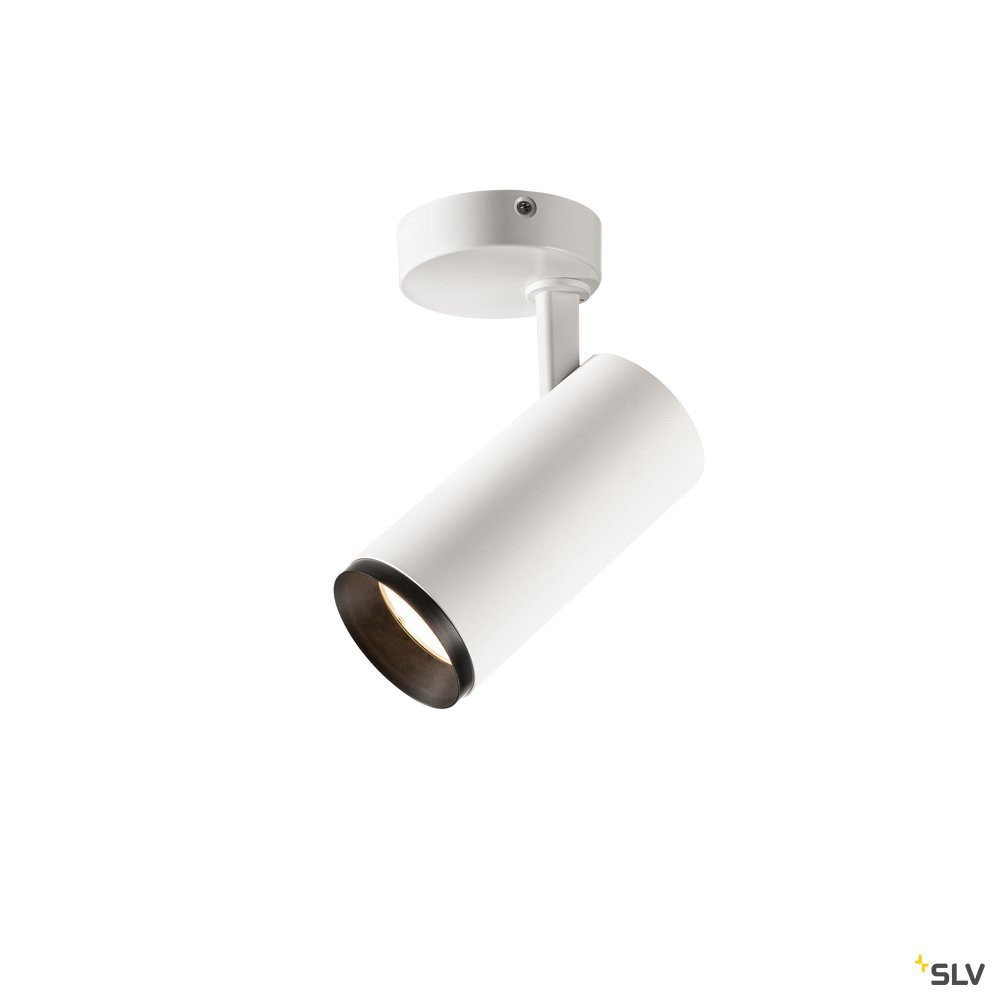 SLV NUMINOS Numinos® Spot dali M, indoor led plafondopbouwlamp wit/zwart 4000 K 60