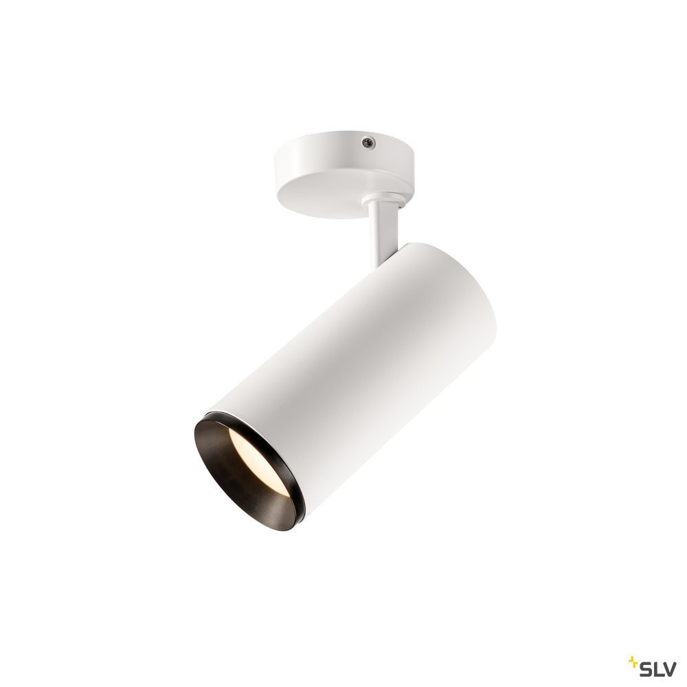 SLV NUMINOS Numinos® Spot phase L, indoor led plafondopbouwlamp wit/zwart 4000 K 3