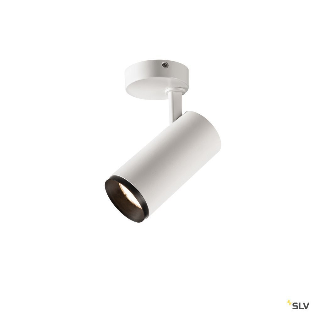 SLV NUMINOS Numinos® Spot phase M, indoor led plafondopbouwlamp wit/zwart 4000 K 6