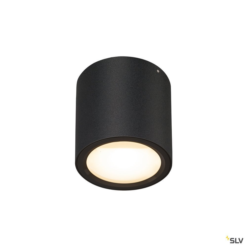 SLV OCULUS Oculus CL, indoor led plafondopbouwlamp zwart dim-to-warm 2000-3000 K