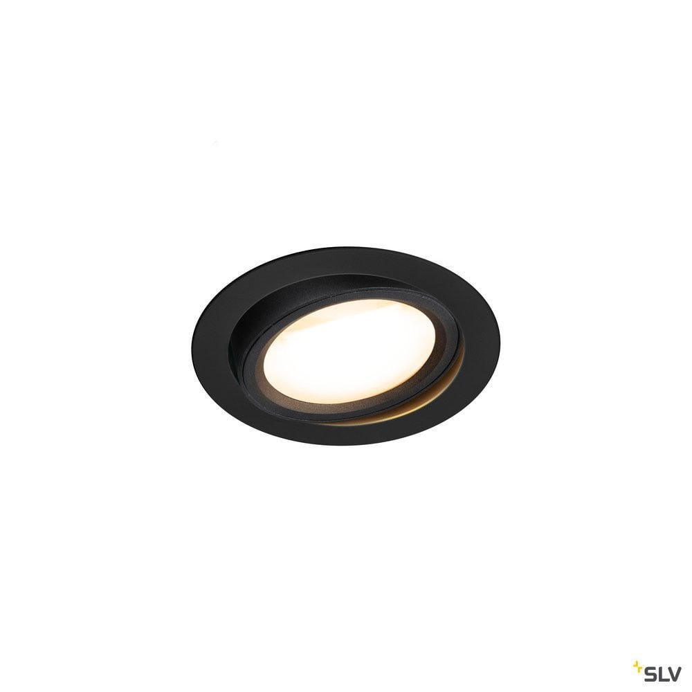 SLV OCULUS Oculus DL move, indoor led plafondinbouwlamp zwart dim-to-warm 2000-30