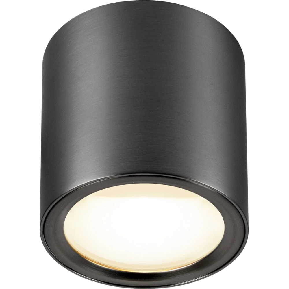 SLV Oculus plafond PVD antraciet 1X led 2000-3000K DTW