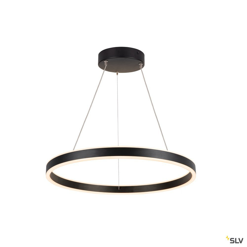 SLV ONE One 60 PD dali up/down, indoor led pendelarmatuur zwart CCT-switch 300