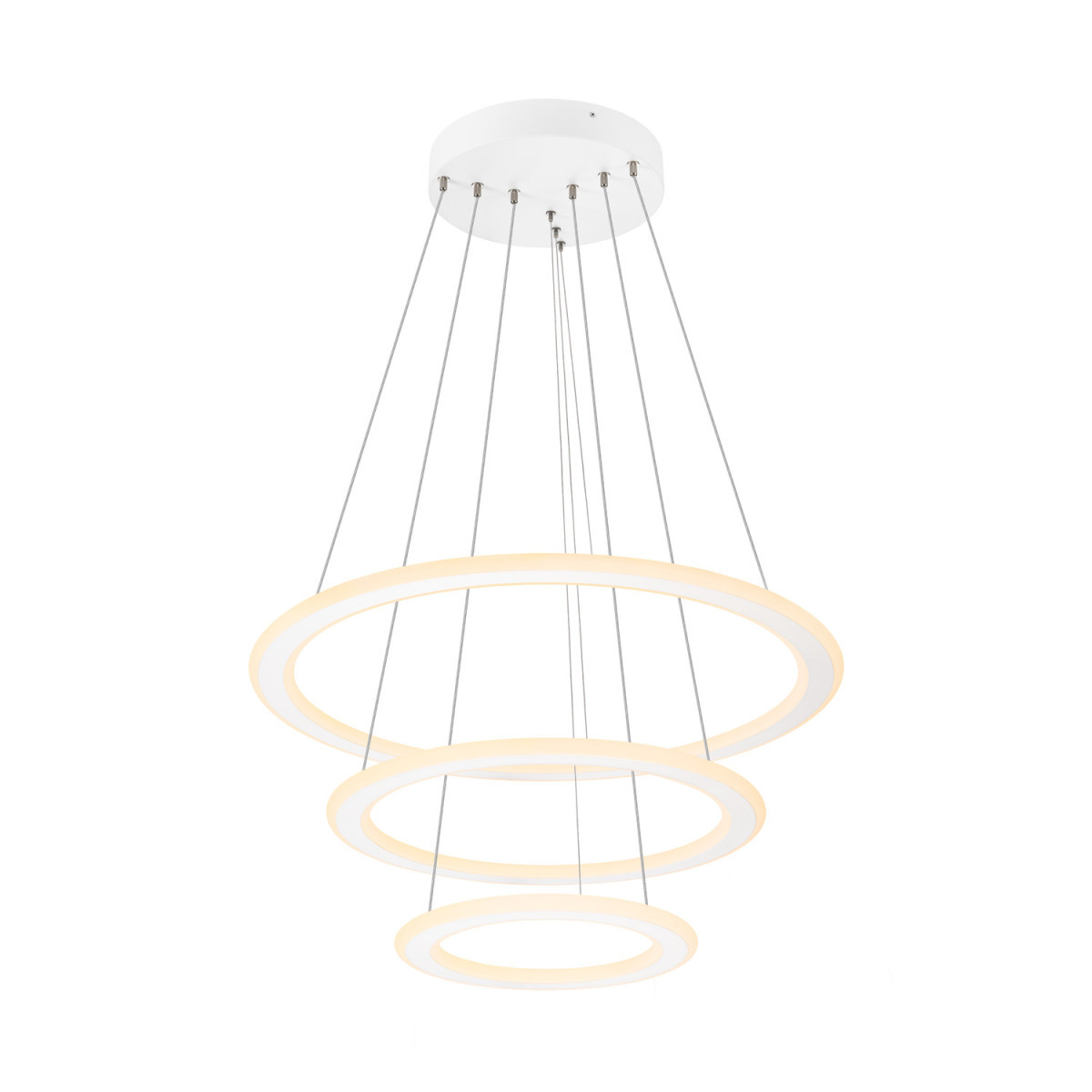 SLV ONE One Flat, pendelarmatuur, triple, 300 CM, 2700/3000K, dali 2, touch, W