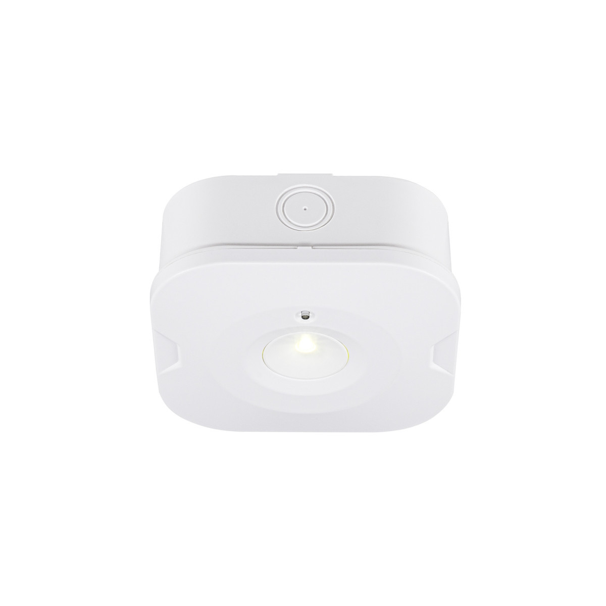 SLV P-LIGHT P-Light, plafondopbouwarmatuur, vierkant, 6000K, 1,2 W, wit