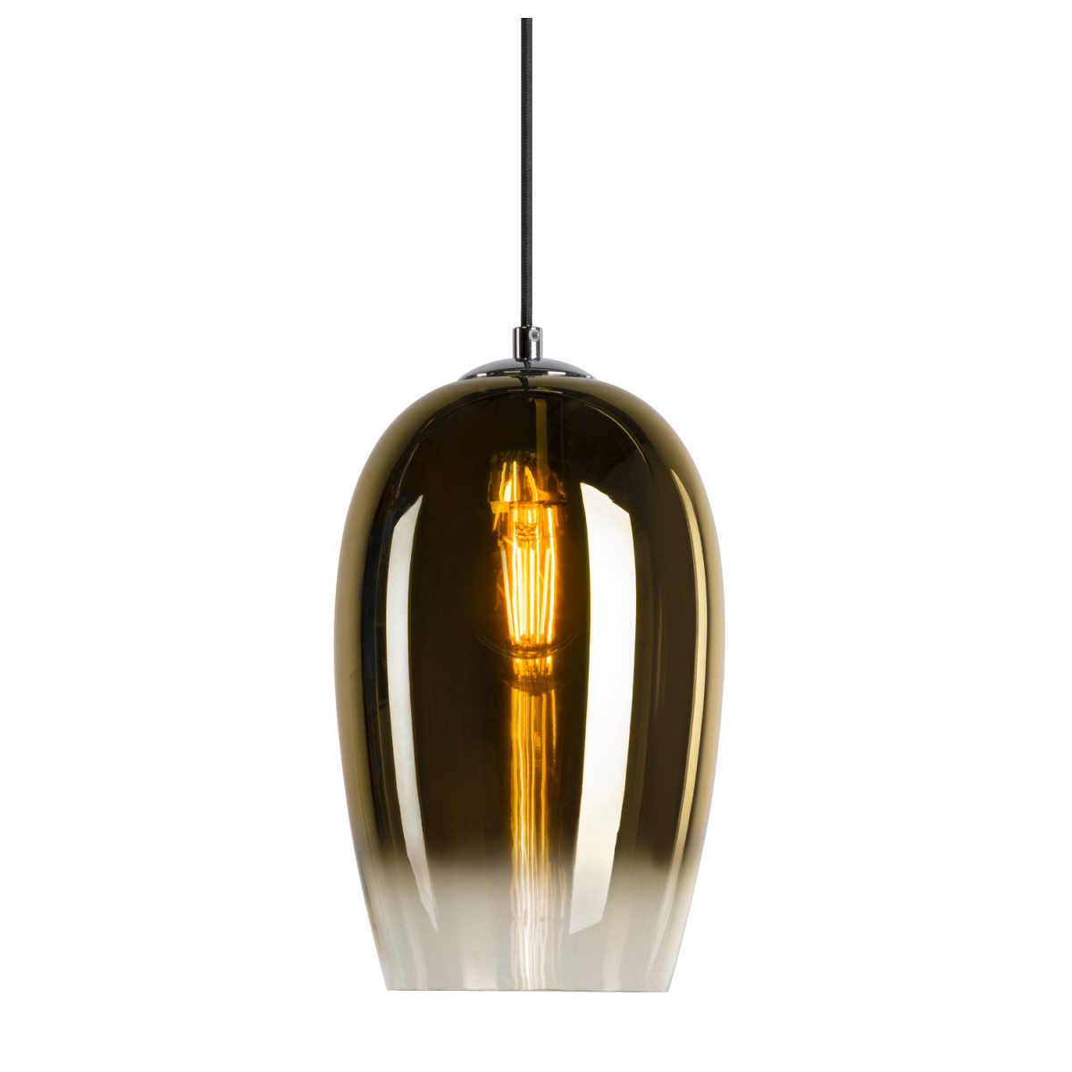 SLV PANTILO Pantilo Oval PD, e27 pendelarmatuur, goud