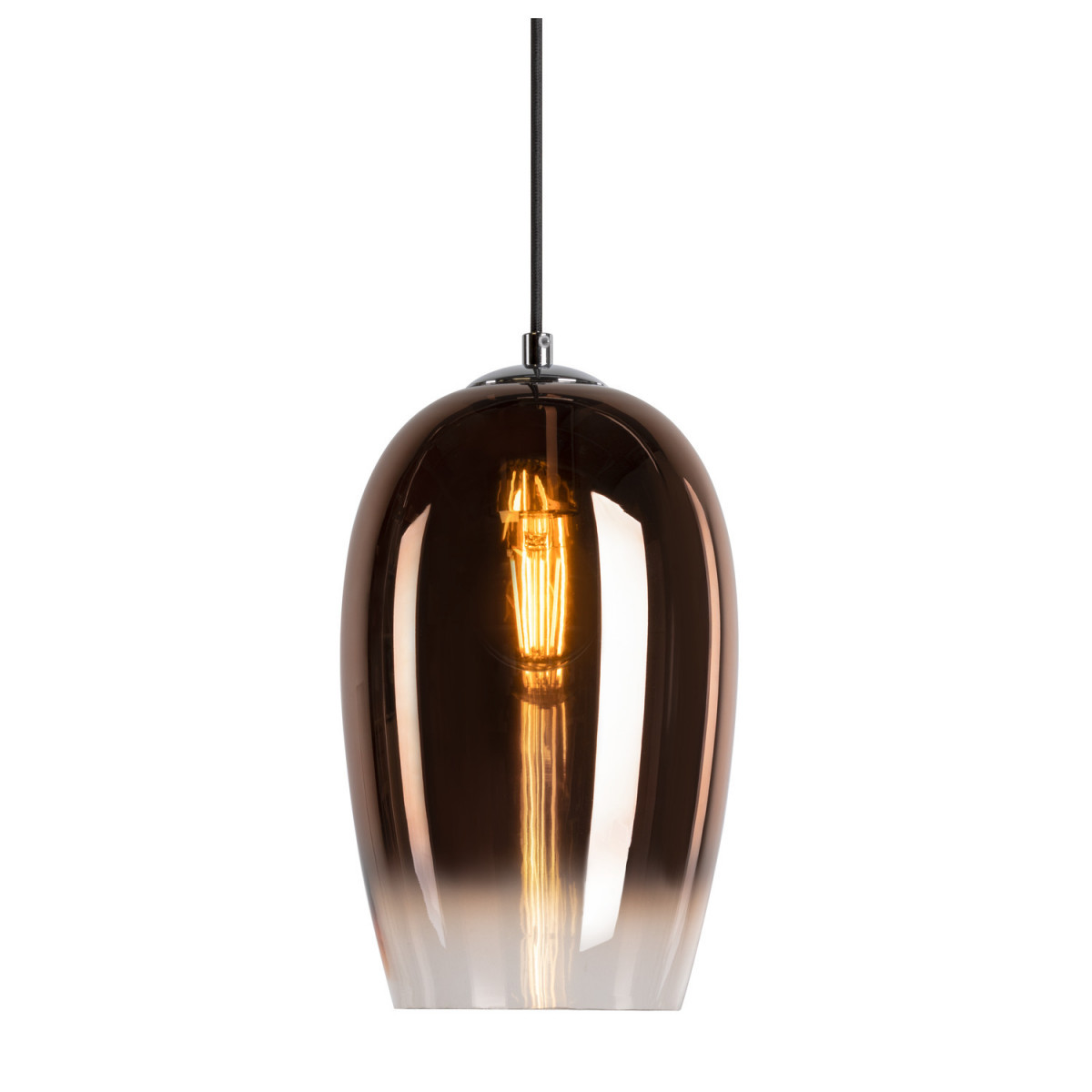 SLV PANTILO Pantilo Oval PD, e27 pendelarmatuur, koper, 15W
