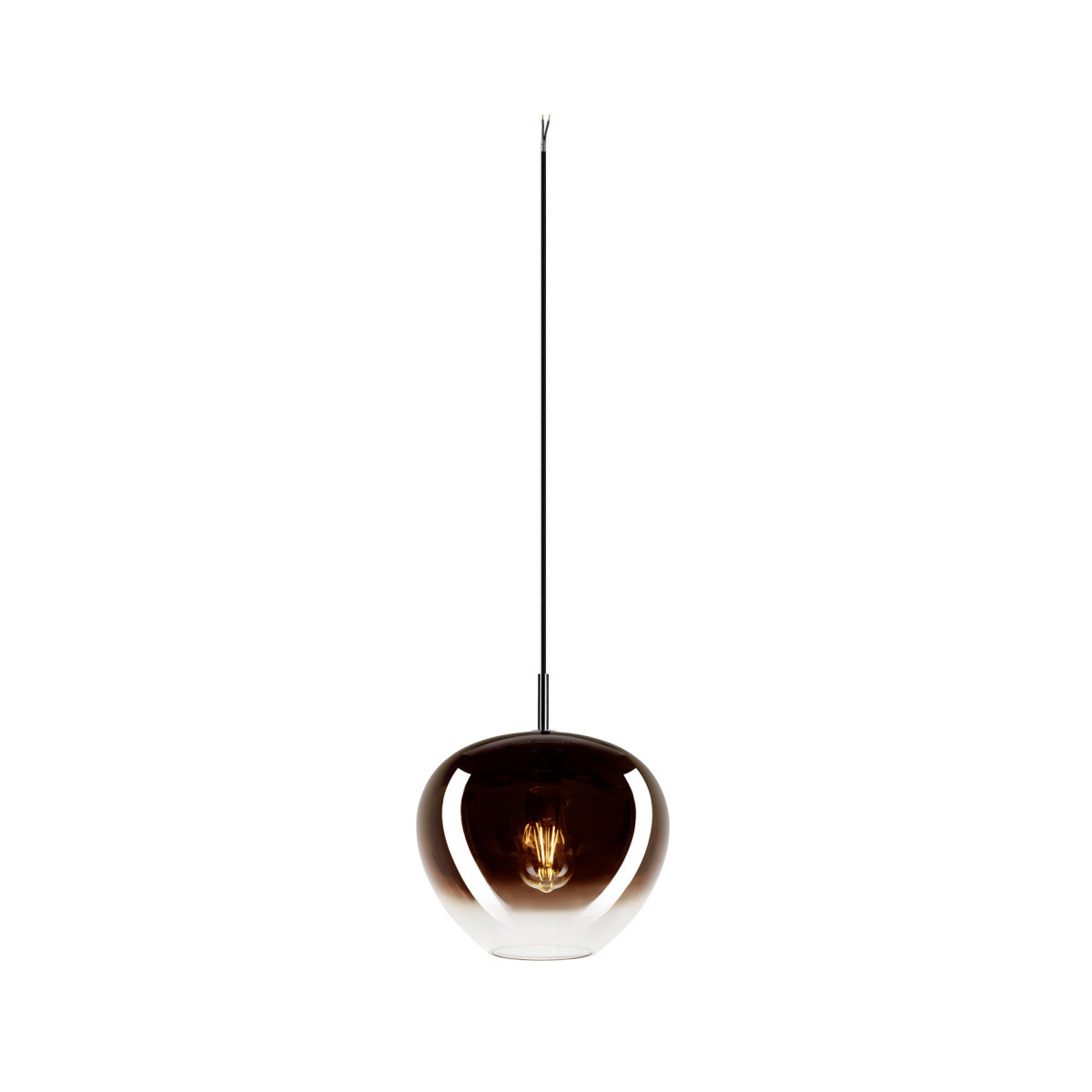 SLV PANTILO Pantilo Convex 29, pendelarmatuur, 150CM, e27, max. 40W, koper