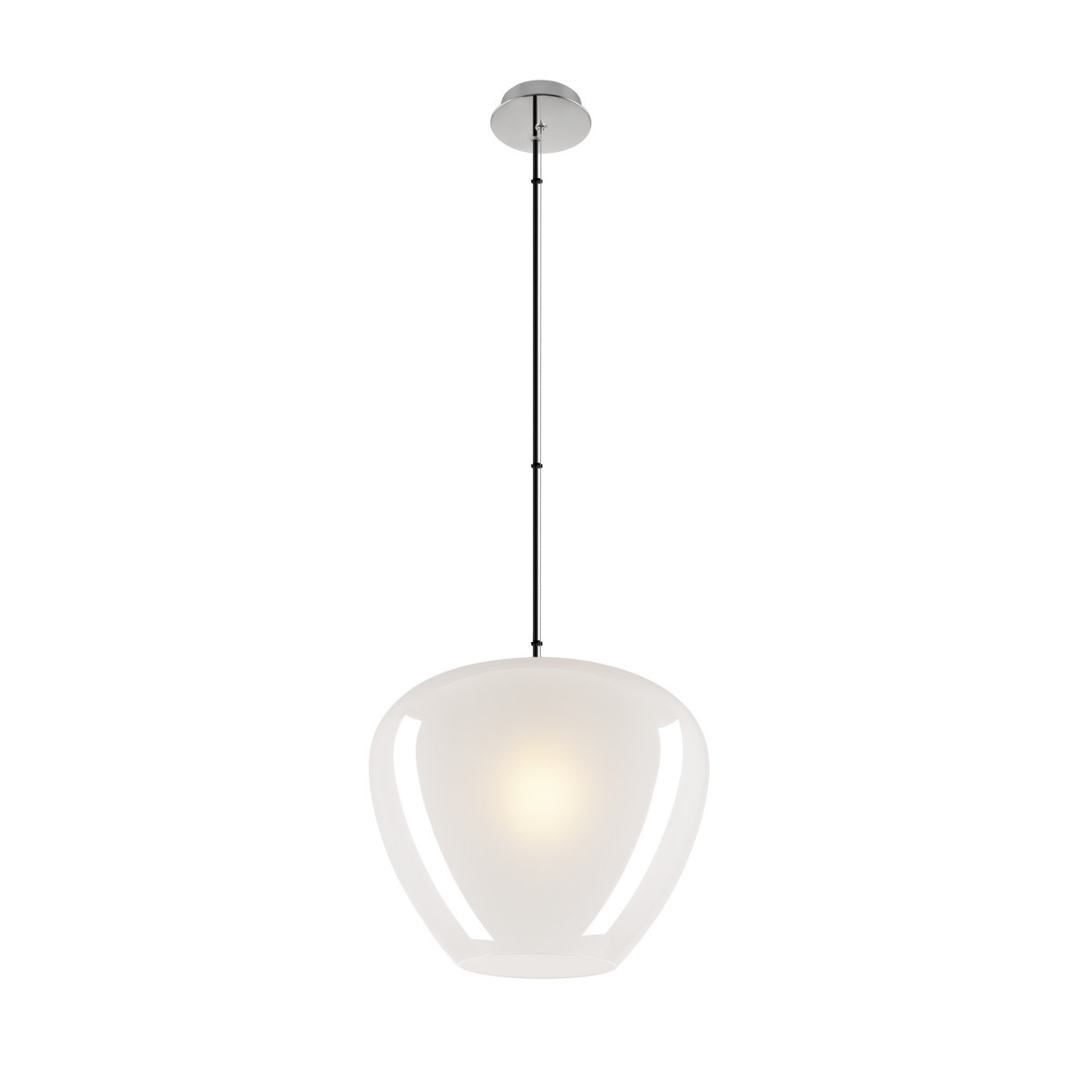SLV PANTILO Pantilo Convex 40, pendelarmatuur, 150CM, e27, max. 40W, wit