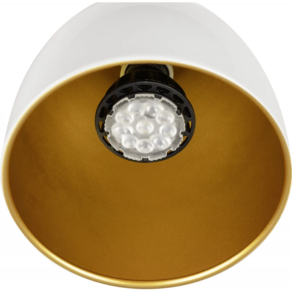 SLV PARA CONE Para Cone 14, 3-fase systeemarmatuur, gu10, wit/goud