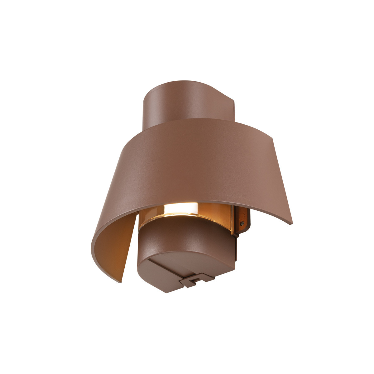 SLV PHOTONI Photoni, wandopbouwarmatuur, conisch, 1 X max. 13 W, e27, roest
