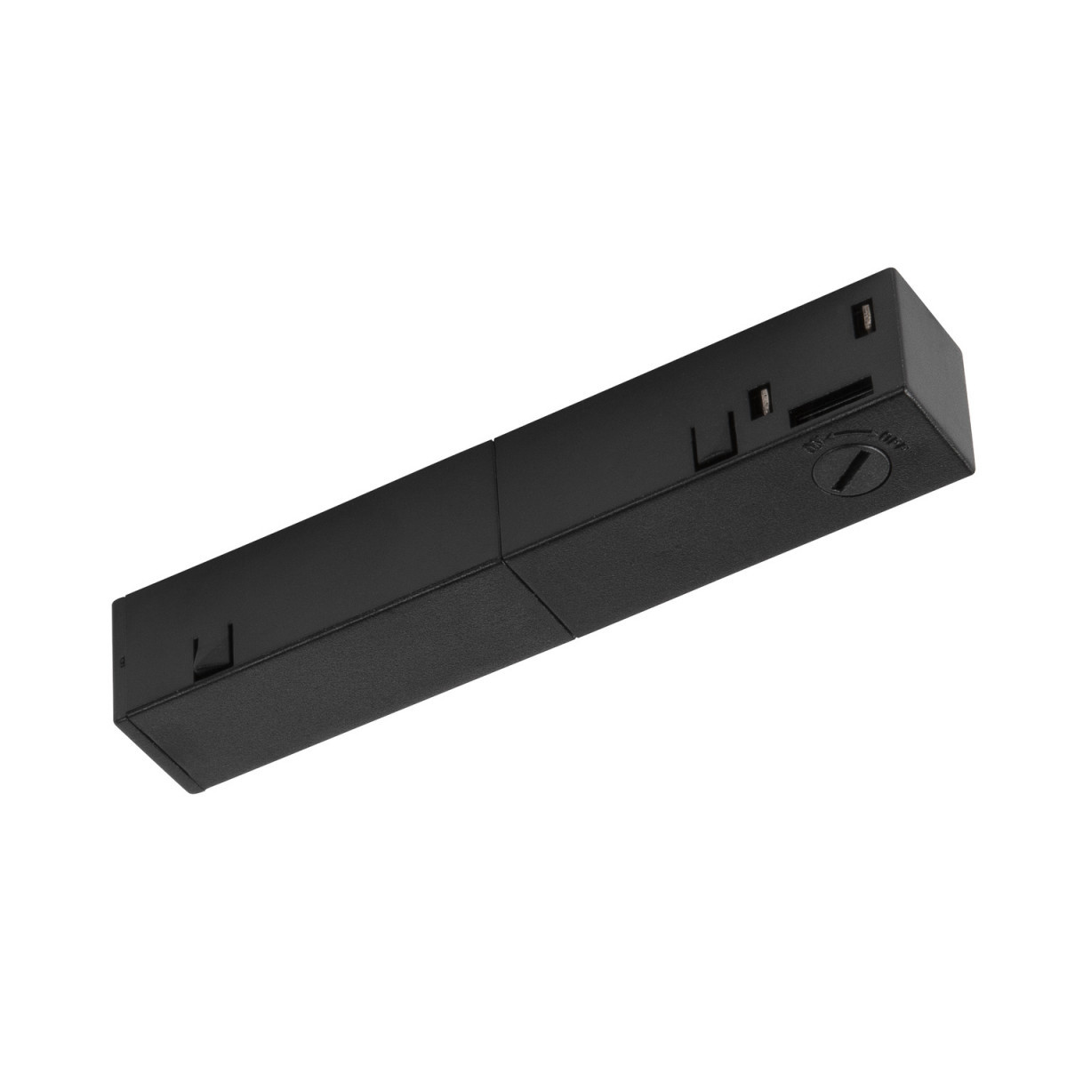 SLV 48V SYSTEM Eindvoeding Links, 48V track, zwart, dali