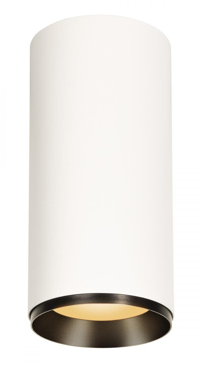 SLV NUMINOS Numinos® Dali XL, plafondopbouwarmatuur wit/zwart 36W 2700K 60°