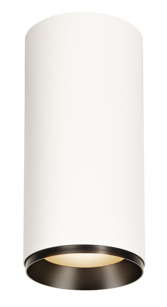 SLV NUMINOS Numinos® Dali XL, plafondopbouwarmatuur wit/zwart 36W 3000K 24°
