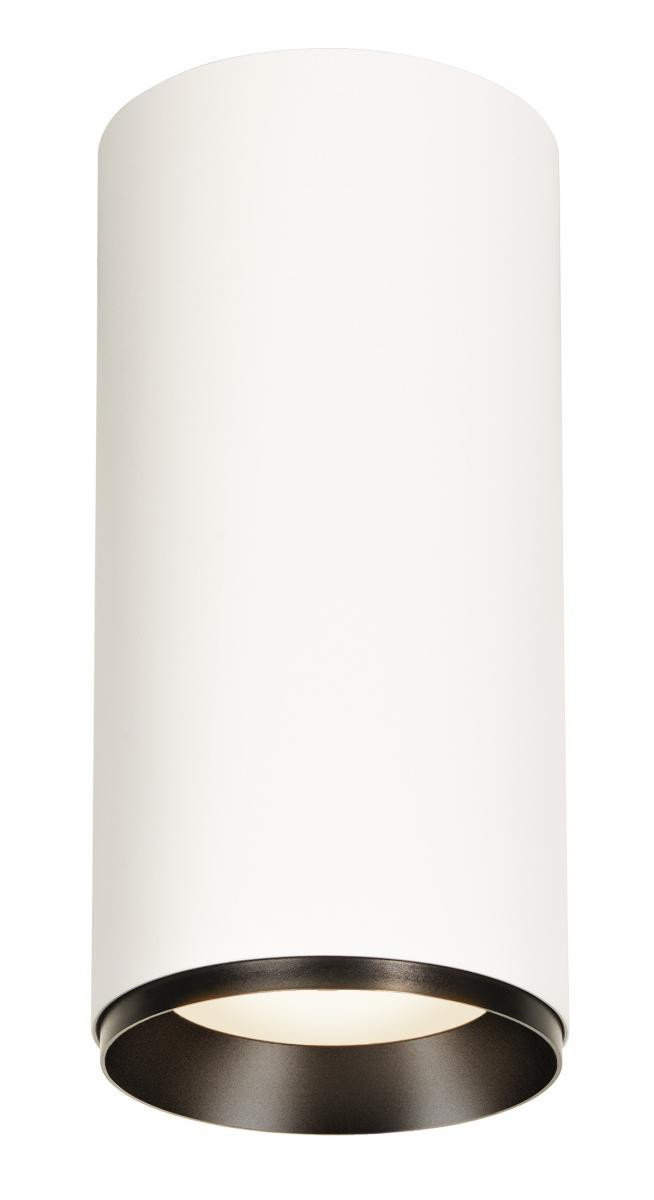 SLV NUMINOS Numinos® Dali XL, plafondopbouwarmatuur wit/zwart 36W 4000K 24°