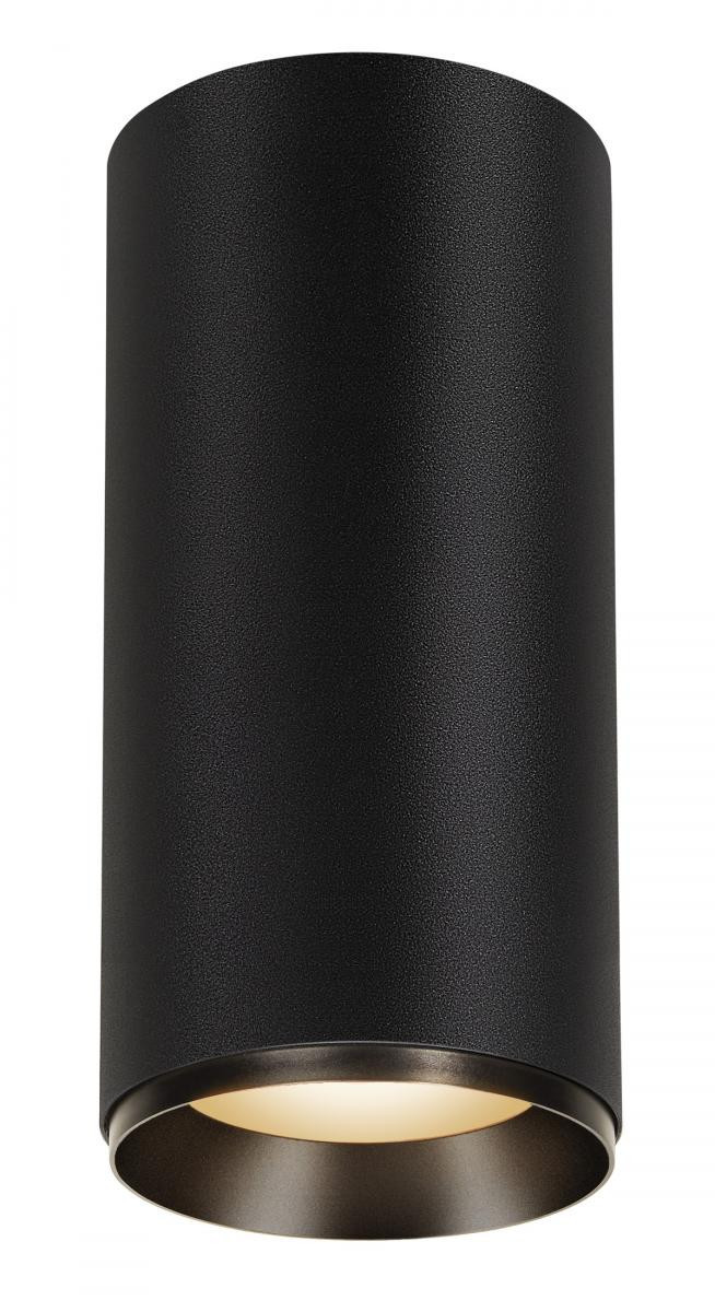 SLV NUMINOS Numinos® Dali XL, plafondopbouwarmatuur zwart 36W 3000K 24°