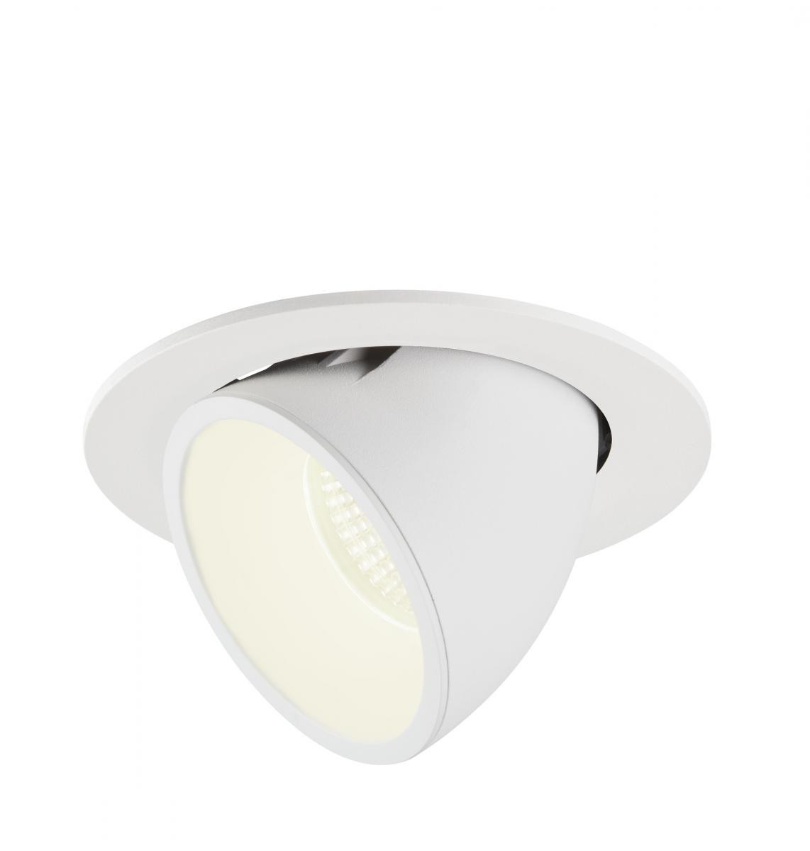 SLV NUMINOS Numinos® Gimble L, plafondinbouwarmatuur wit 4000K 20°
