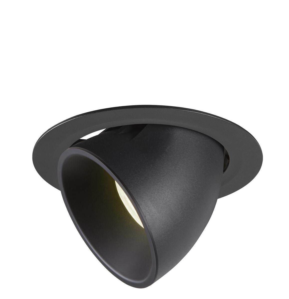 SLV NUMINOS Numinos® Gimble XL, plafondinbouwarmatuur zwart 4000K 40°
