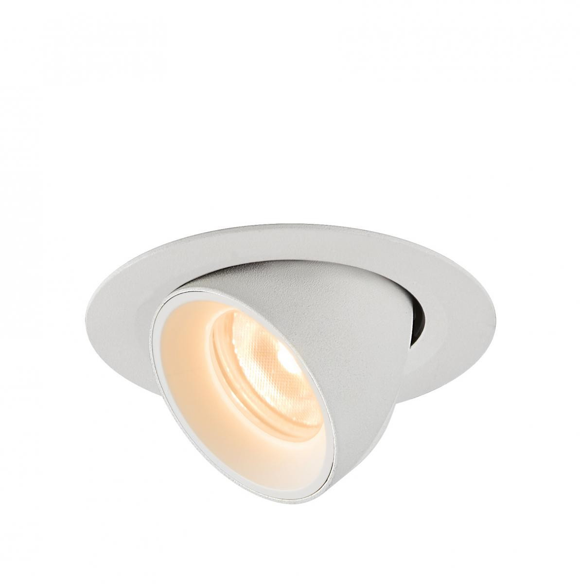 SLV NUMINOS Numinos® Gimble XS, plafondinbouwarmatuur wit 2700K 55°