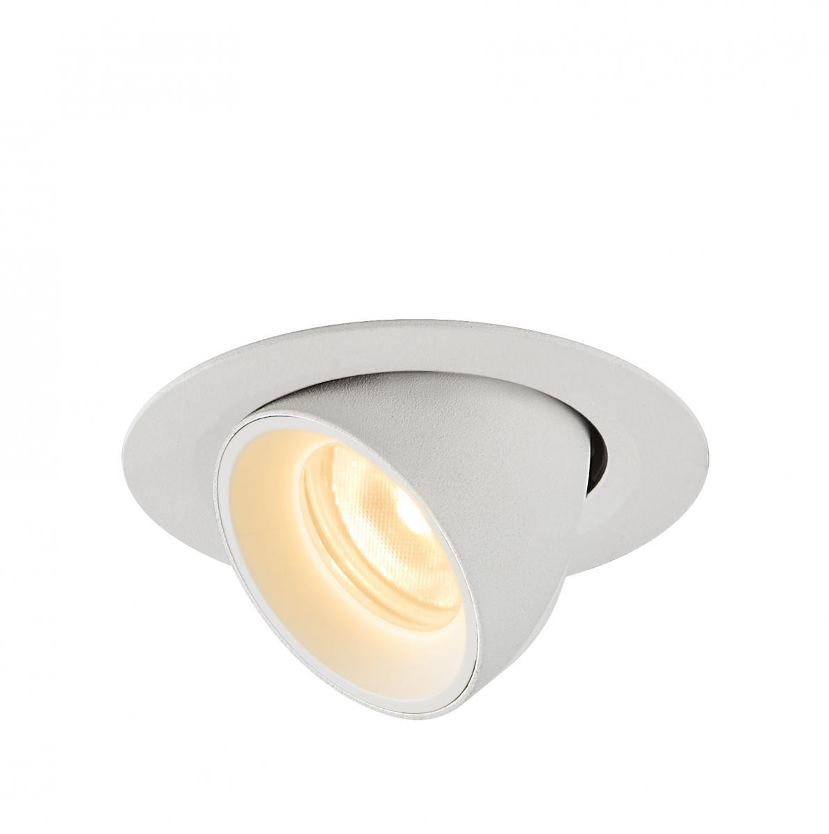 SLV NUMINOS Numinos® Gimble XS, plafondinbouwarmatuur wit 3000K 20°