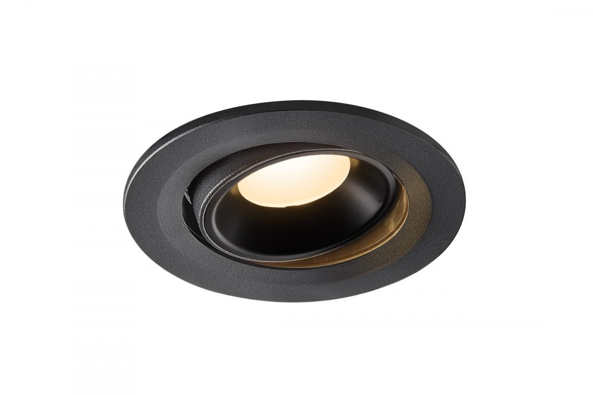 SLV NUMINOS Numinos® Move S, plafondinbouwarmatuur zwart 3000K 40°