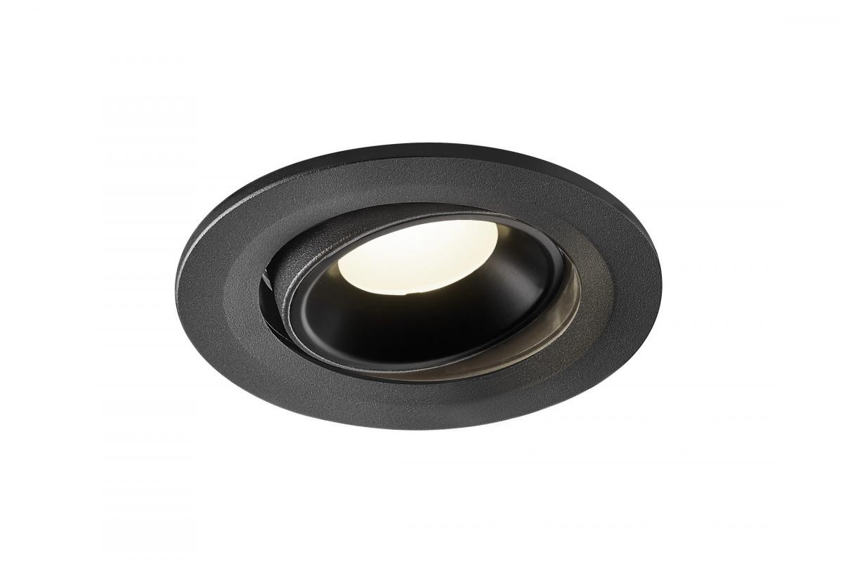 SLV NUMINOS Numinos® Move S, plafondinbouwarmatuur zwart 4000K 40°