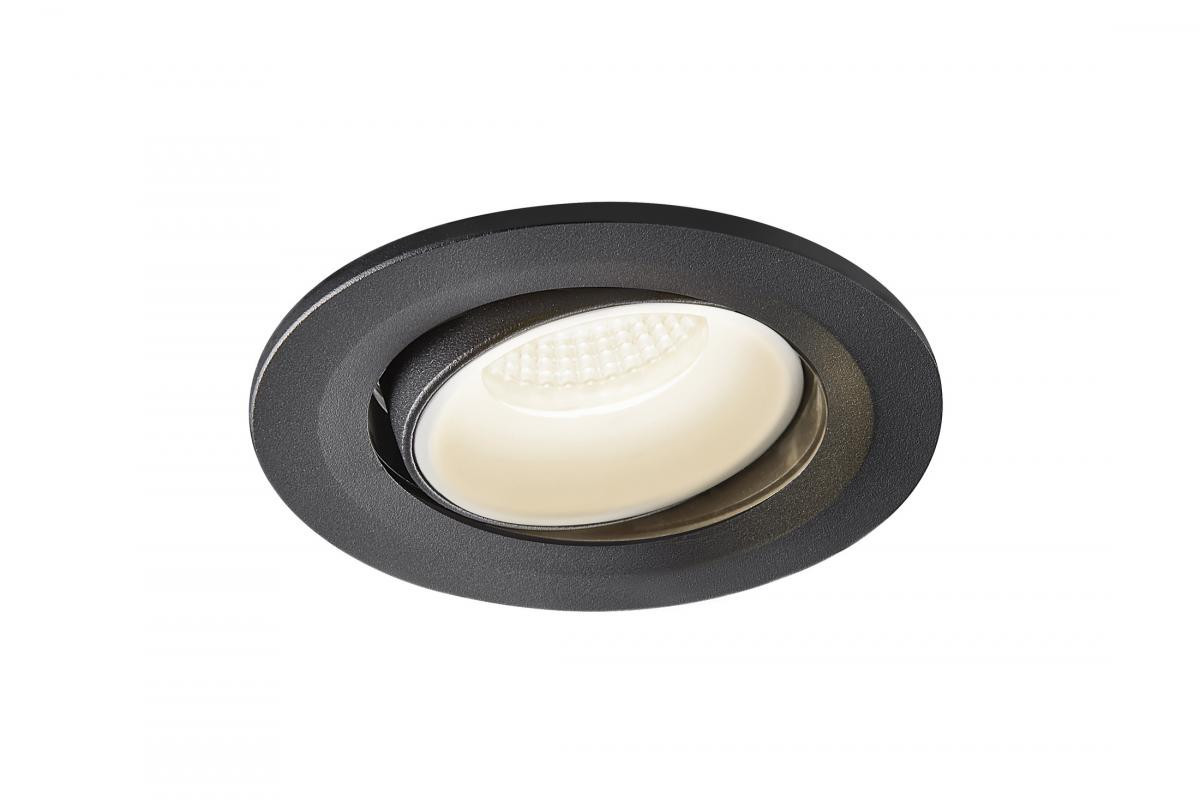 SLV NUMINOS Numinos® Move S, plafondinbouwarmatuur zwart/wit 4000K 40°
