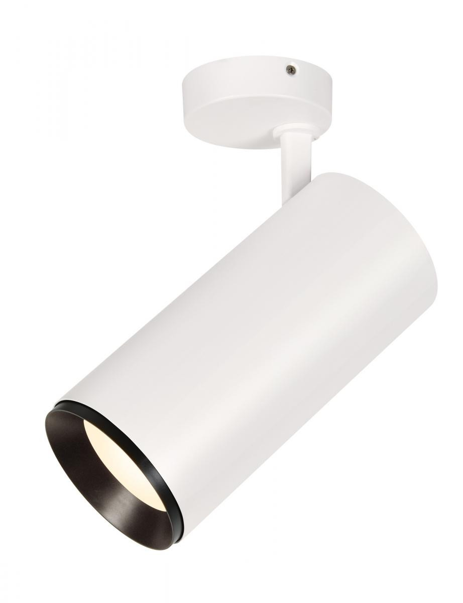 SLV NUMINOS Numinos® Spot dali XL, plafondopbouwarmatuur wit/zwart 36W 4000K 24°