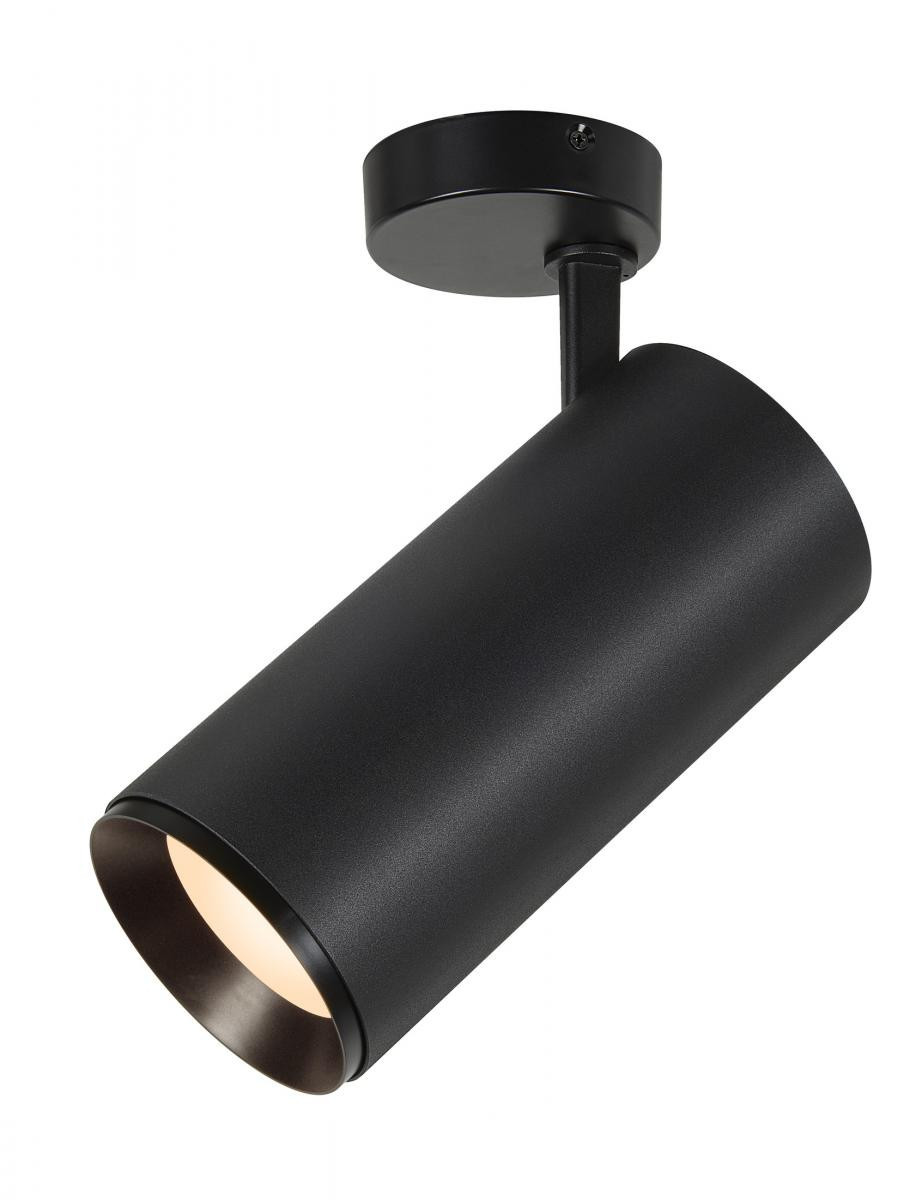 SLV NUMINOS Numinos® Spot XL fase, plafondopbouwarmatuur zwart 36W 3000K 60°