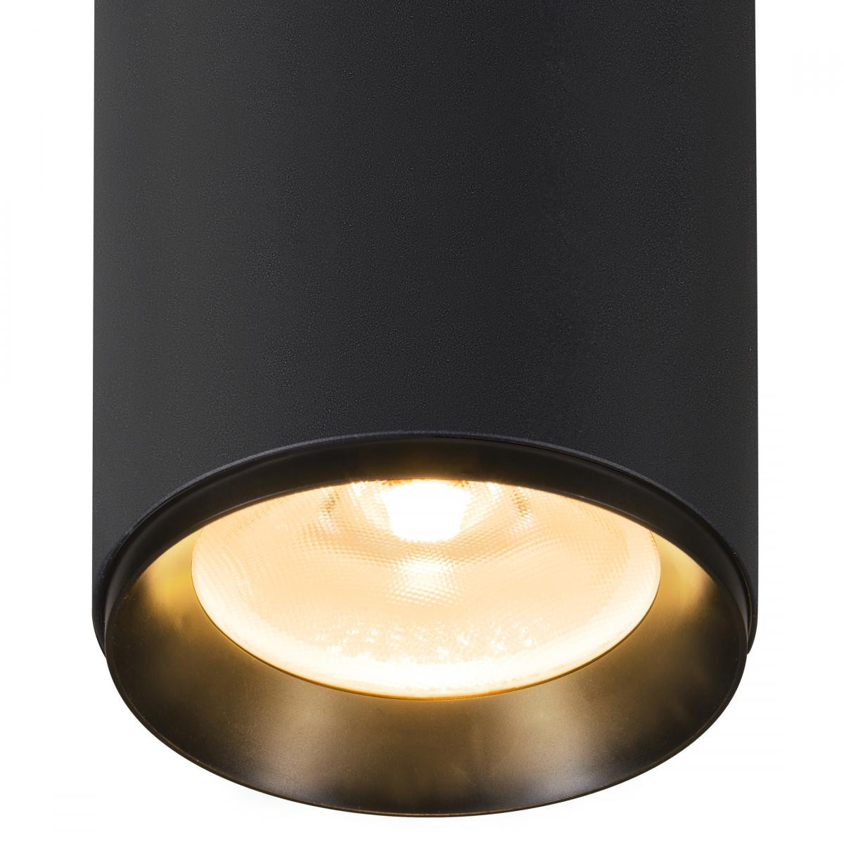 SLV NUMINOS Numinos® XL fase, plafondopbouwarmatuur zwart 36W 2700K 24°