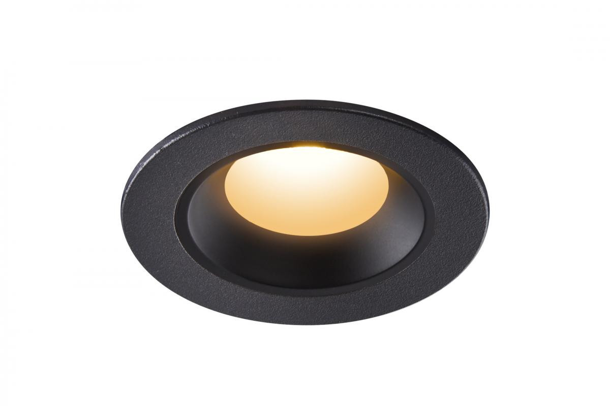 SLV NUMINOS Numinos® XS, plafondinbouwarmatuur zwart 2700K 20°