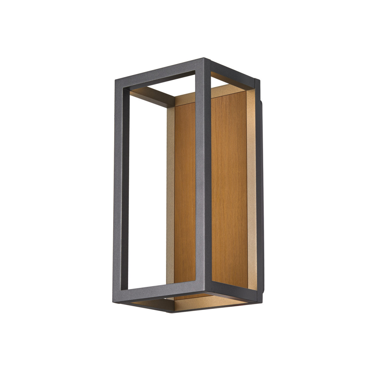 SLV QUADRULO Quadrulo Wandopbouwarmatuur 3000K, antraciet/bruin