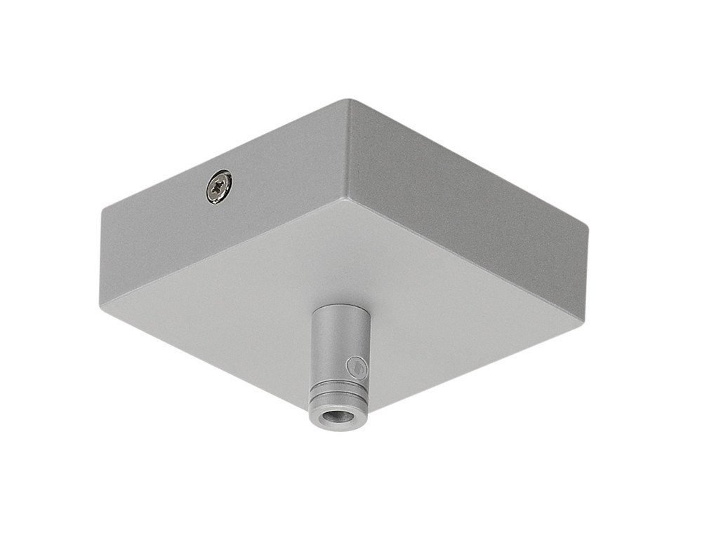 SLV Glenos plafondrozet met trekontlasting zilver aluminium