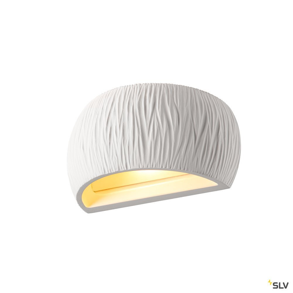 SLV PLASTRA Plastra WL curved curtain, indoor wandopbouwlamp QT-de12 wit