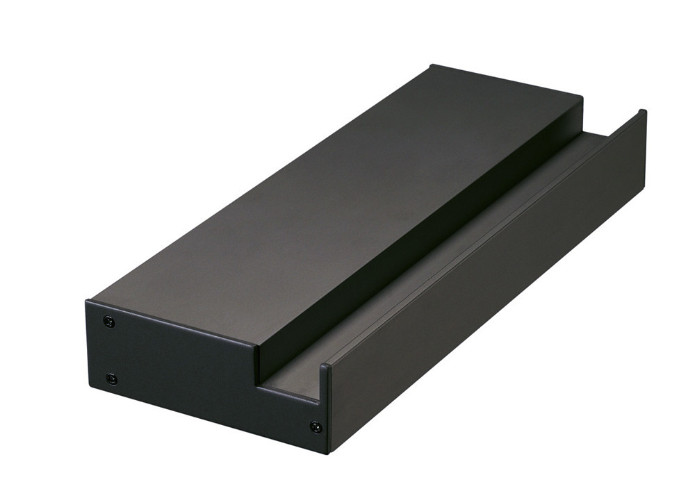SLV GLENOS Glenos Pro wandsteunprofiel, 20CM, incl. eindkappen, zwart