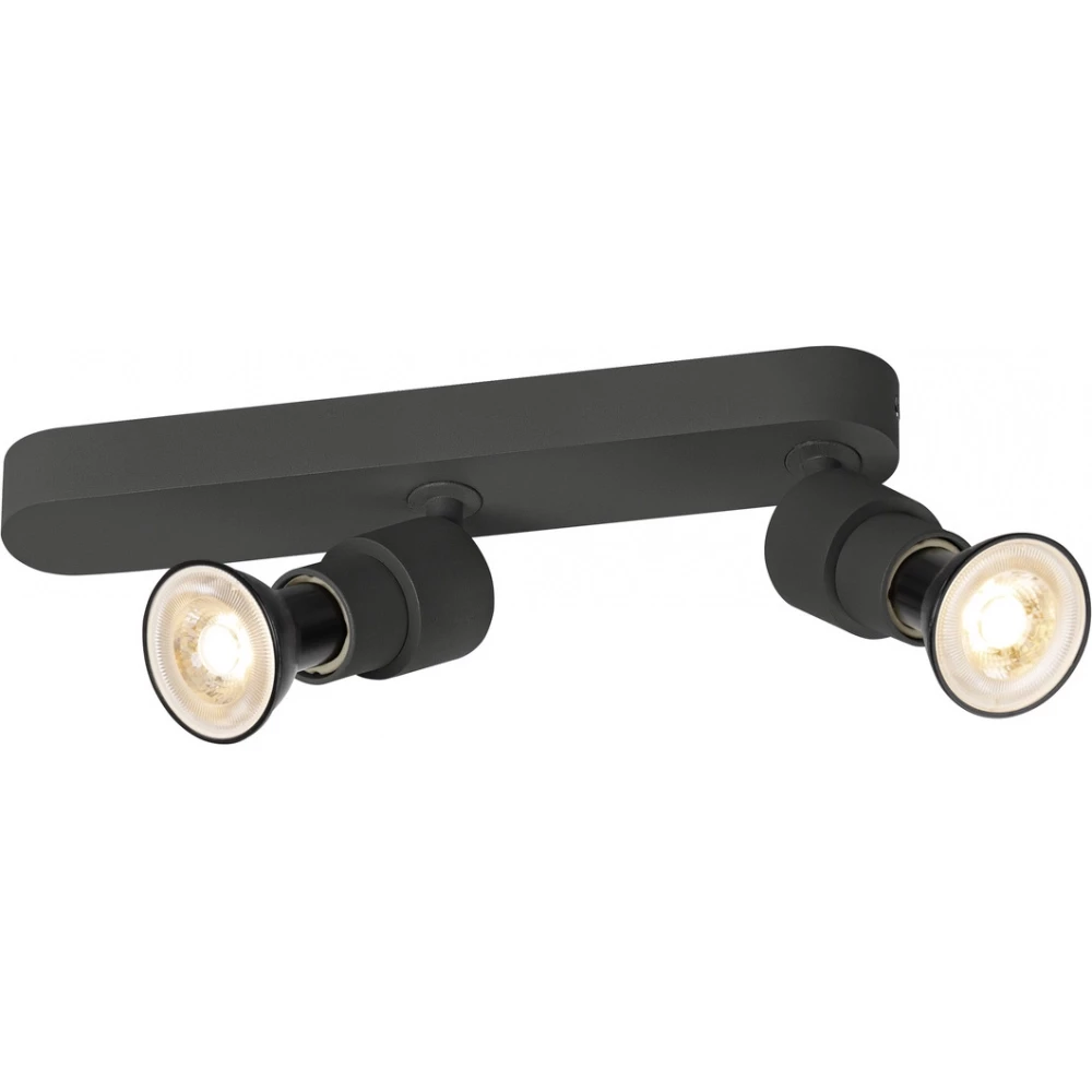 SLV Puri 2.0 basic CW double asym. zwart 2X gu10