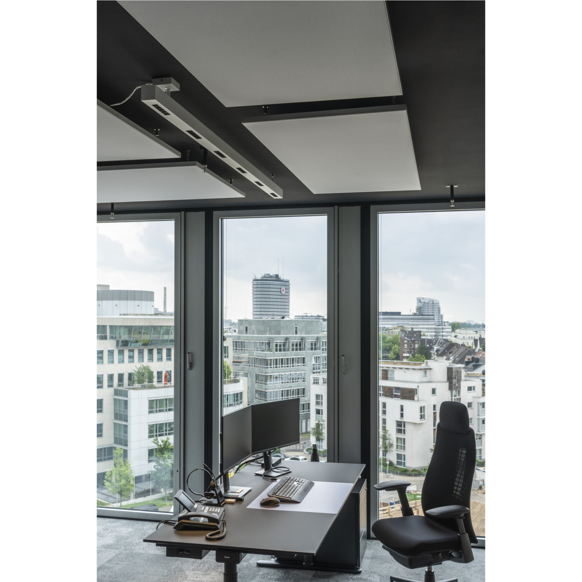 SLV Q-LINE Q-Line PD, led indoor hanglamp, 2M, geschikt voor beeldschermwerkplekk