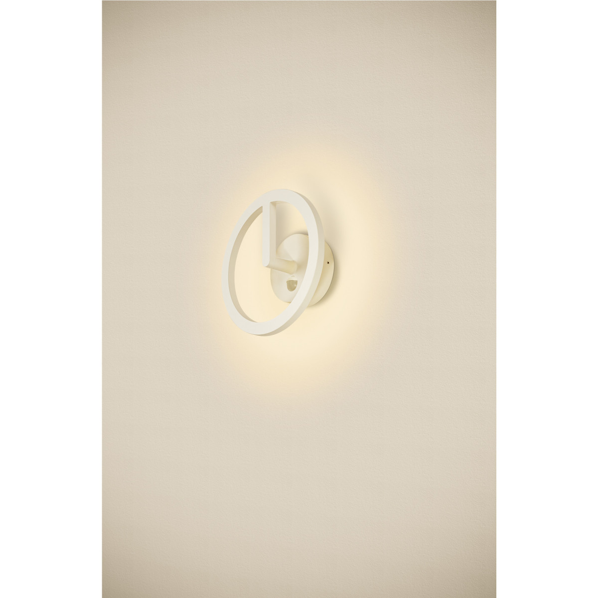 SLV RING Q-Ring, wandarmatuur, sensor, 3000K, ip54, wit