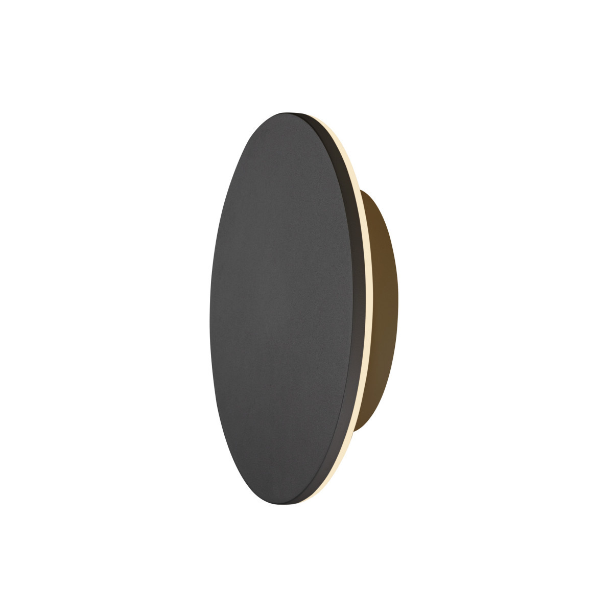 SLV RING D-Ring M, wandarmatuur, fase, 2700/3000K, fase, ip65, zwart