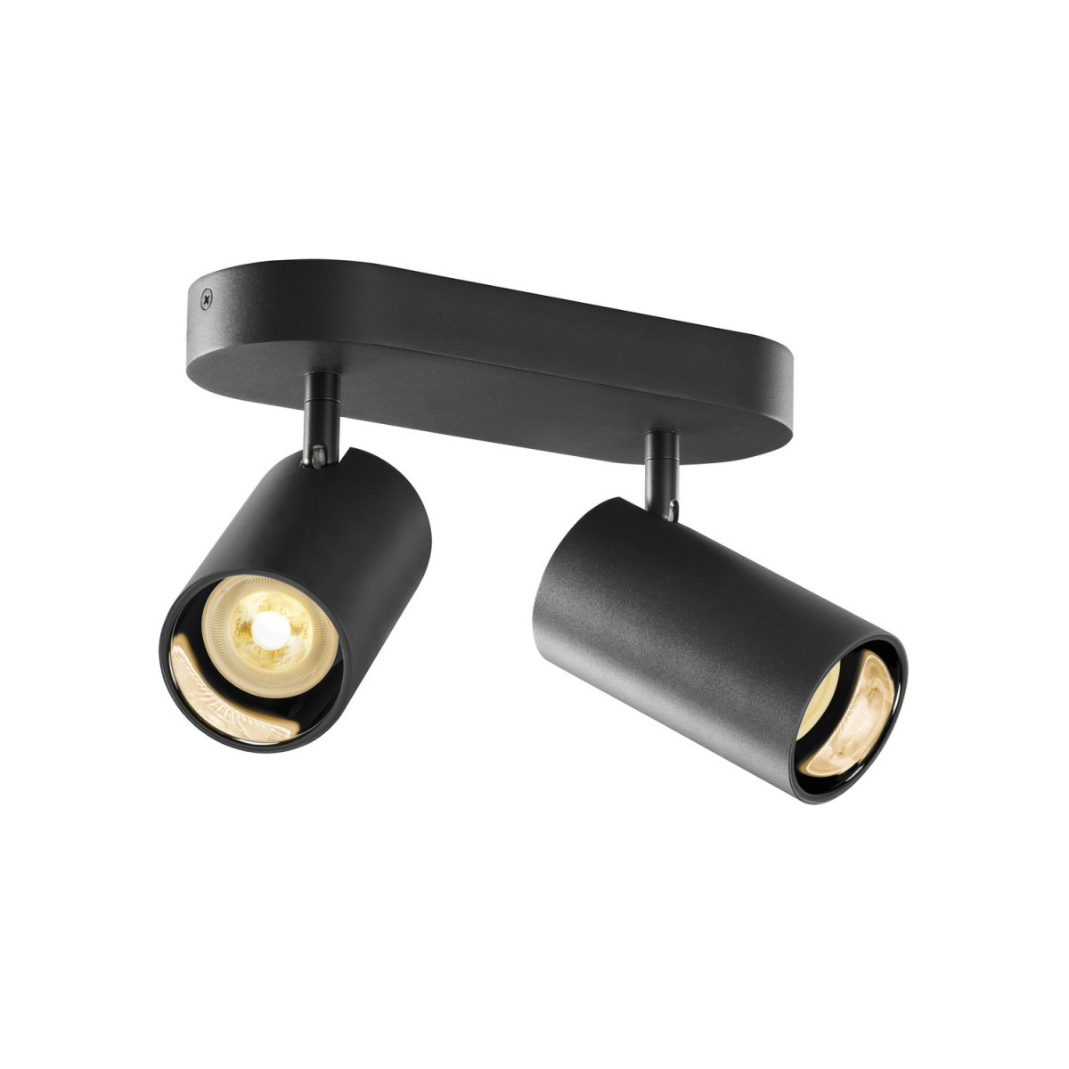 SLV ASTO Asto Tube, plafondopbouwarmatuur, cilindrisch, gu10, 2X max. 10W, zwar