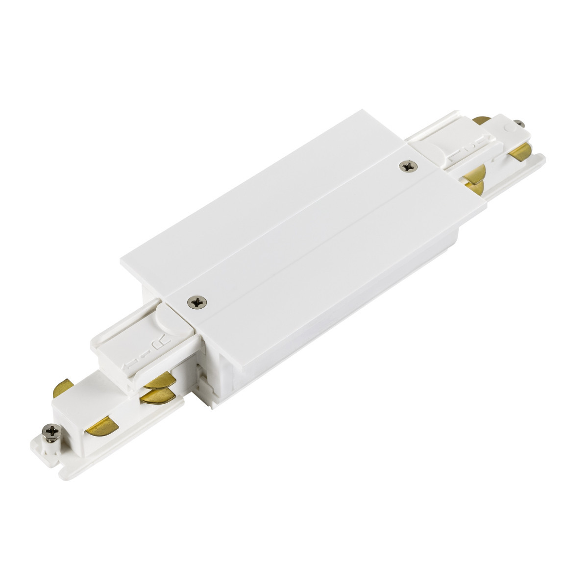 SLV S-TRACK SYSTEM Langsverbinder, voor S-track 3-fase-inbouwrail, met voedingsmogelijkhe